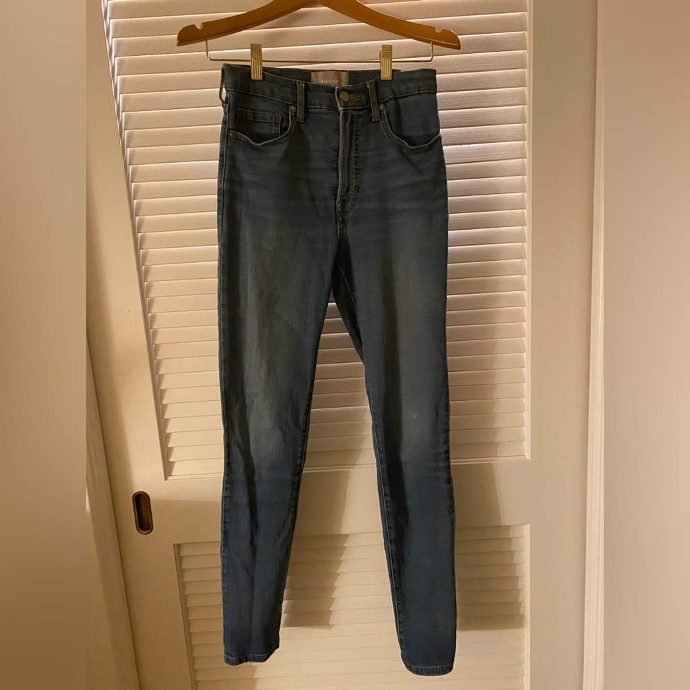 Everlane, 27T mid blue High rise Skinny (stretch)